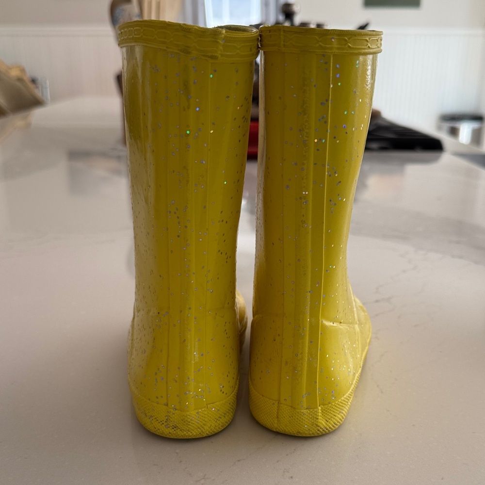 HUNTER Original First Classic Giant Glitter Wellington Boots - Picture 5 of 7